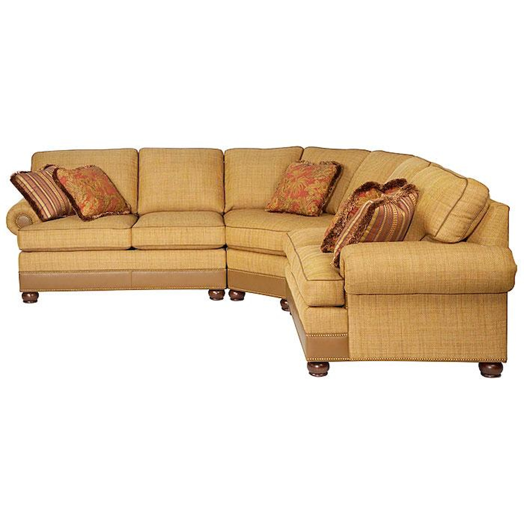 Taylor King Casual Corners K55SECTIONAL Customizable Upholstered